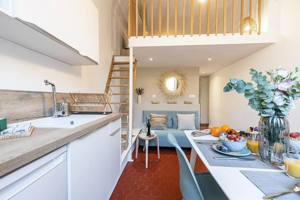 Prefecture 15 - Old Town Duplex 2 Doubles Beds 0*, ניס